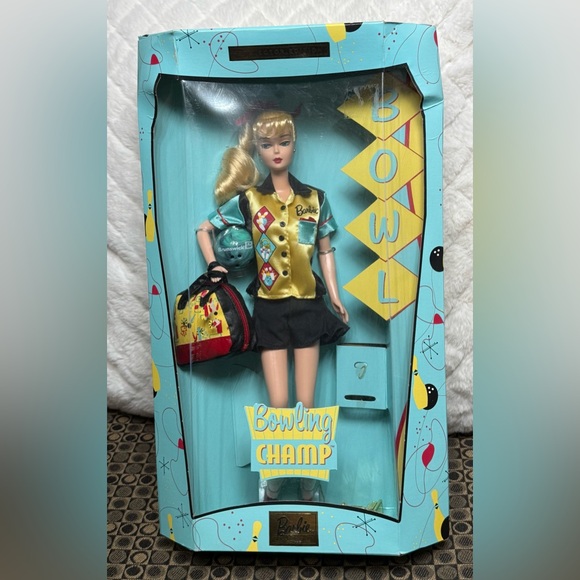 Barbie Other - Barbie Vintage 1999 Bowling Champ Collectible Doll with Accessories